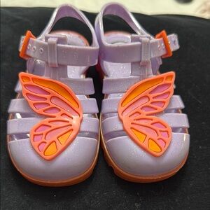 Toddler Purple Butterfly Sandals